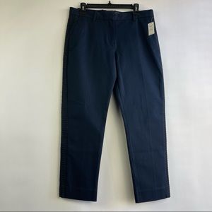 Gap Embroidered Leg Navy Blue Pants Size 10R